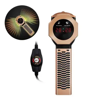 

US Plug Aquarium Heater PTC Constant Temperature Dragon Fish Tank Explosion-Proof Heating Rod Aquarium Power Saving High Power