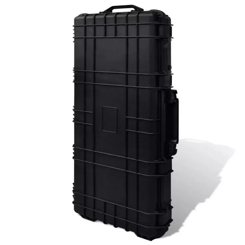 

VidaXL Waterproof Plastic Molded Gun Case Trolly Carry Case High Quality Durable And Portable Gun Case Trolly Carry Box