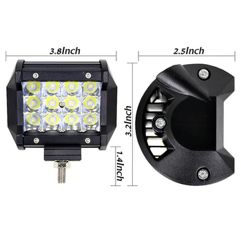 

2PCS 4 inch 36W Led Light Car Driving Lamp Offroad Light Bar Combo For Trucks Off-road Vehicles Led Bar