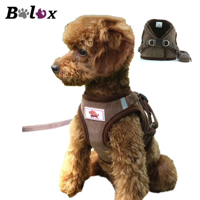 

Dog Harness and Leash Set Adjustable Pet Harness for Small Medium Large Dogs Vest Harness Puppy Teddy Leads Labrador Supplies