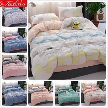 

Adult Kids Child Soft Cotton Duvet Cover Bedding Set New Fashion Bed Linen Single Twin Full Queen King Size Bedspreads 150*200cm