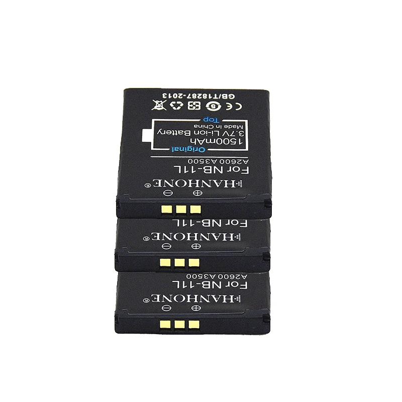 

3PCS New 1500mAh NB-11L NB 11L NB11L For Canon A2600 A3500 A4000IS IXUS 125 132 140 240 245 265 155 HS Battery