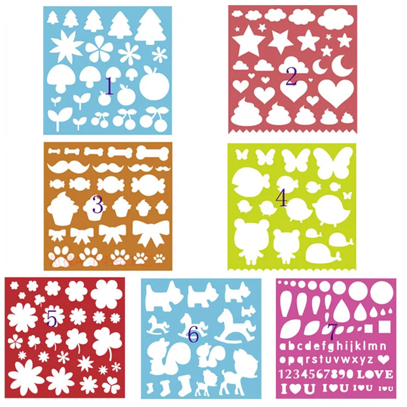 

7 Pcs Handcraft Woolen Needle Felting DIY Package Craft Sewing Accessories Wool Felt Shapes Mold Felting Making Tools