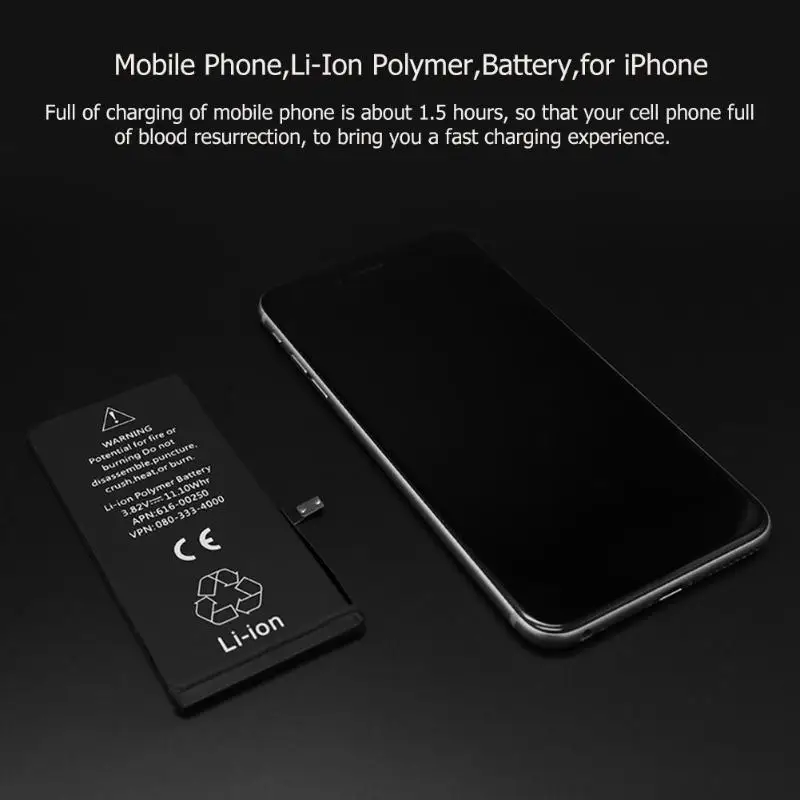Литий ионный полимерный аккумулятор для iPhone 7 Plus 3 82 в 2900 мАч|Аккумуляторы