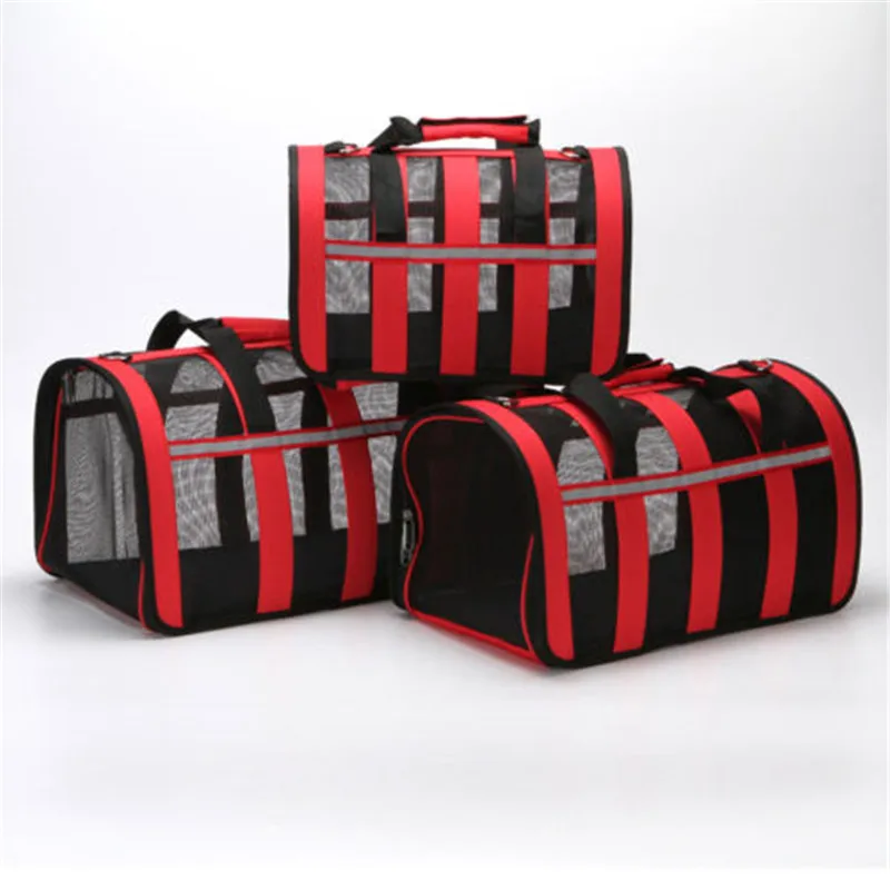 

Pet Dog Cat Puppy Portable Travel Carrier Tote Cage Bag Crates Kennel Bag