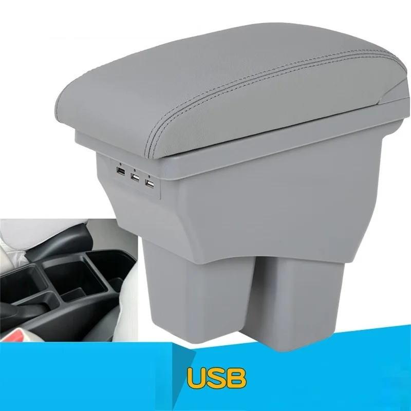 

Modification Parts Car Arm Rest Car-styling Upgraded Mouldings Automovil Interior Accessory Armrest Box 16 17 18 FOR Honda Fit