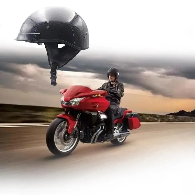 

Locomotive Motorcycle Bike Half Helmet Sport Equipment Helmet For Ktb Harley For Men Prince Helmet Carbon Fiber Helmet