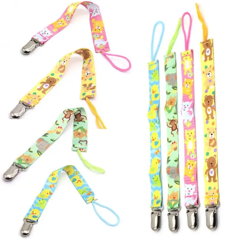 

1pcs Cartoon Baby Pacifier Chain Anti-Drop Strap Baby Safety Seat Cart Supplies Anti-Dirty Rope Pacifier Chain Holder