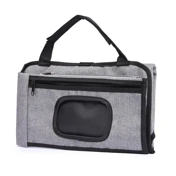 

Portable Baby Nappy Changing Pad Clutch Clean Wipe Carrying Case Wet Bag Multifunction Wipes Container Washable Organize for Mom