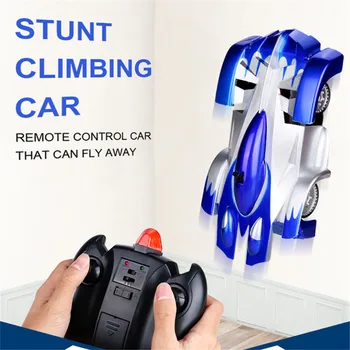 

New Remote Control Climbing RC Car with LED Lights 360 Degree Rotating Stunt Toys Antigravity Machine Wall Racer Party Gift