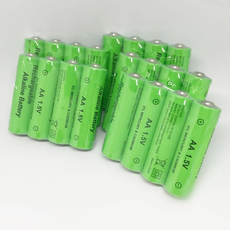 

20 Pack Aa Rechargeable Battery 3000Mah 1.5V New Alkaline Rechargeable Battery For Led Light Toy Mp3