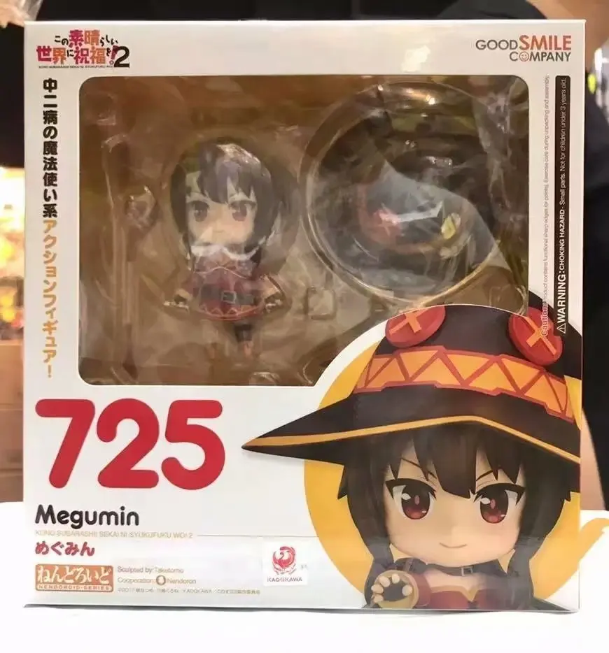 Аниме Konosuba 725 Божье благословение на этом чудесном мире Megumin Cute Q clay ПВХ Фигурки