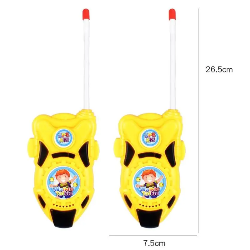 2pcs/set Children Portable Walkie Talkies 2-Way Radio Kids Child Mini Handheld Toys Walkie Talkie Birthday Gift