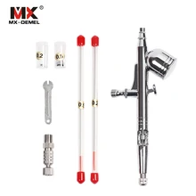 0,2 мм/0,3 мм/0,5 мм Аэрограф Краскораспылитель набор портативный гравитационный поток двойного действия Аэрограф для распыления краски инструменты