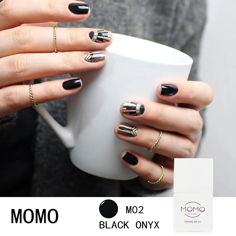 

10ml Gel Semi Permanent UV LED Nail Varnish Lacquer Manicure Soak Off Black Onxy Painting Gel Enamel Hot Sale Color Gelpolish