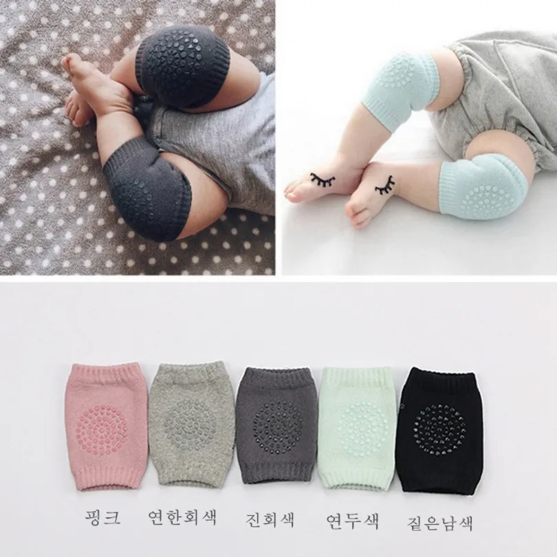 

Baby Cotton Knee Pads Kids Anti Slip Crawl Necessary Knee Protector Babies Leggings Children Leg Warmers For Baby Playing Drop