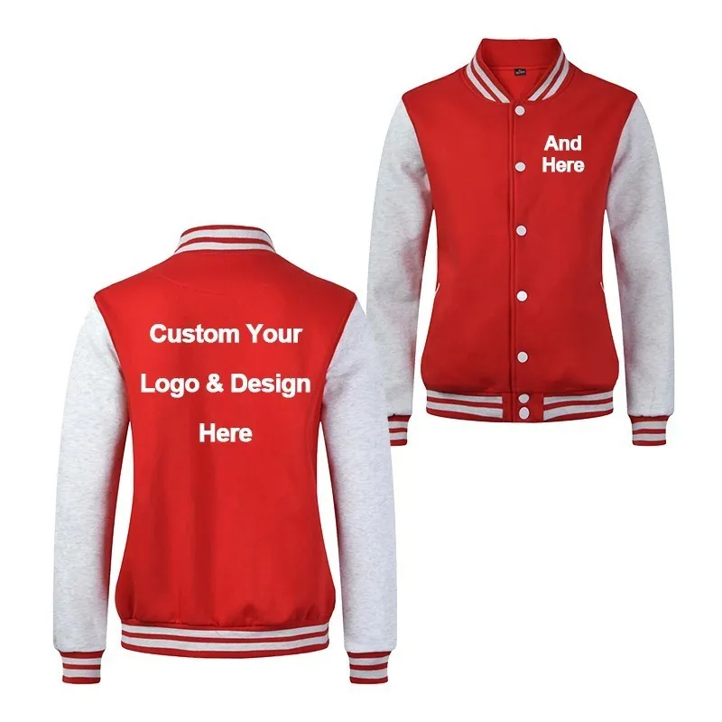 Kaufen Neue Ankunft Männer Individuelles Logo und Design Verdicken Jacken Mens Hoodies Mode Baseball Jacke Kostüm Mantel Hohe Qualität