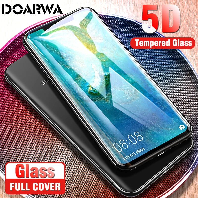 5D полное покрытие из закаленного стекла для huawei mate 20 Pro Защита экрана 10 Защитная