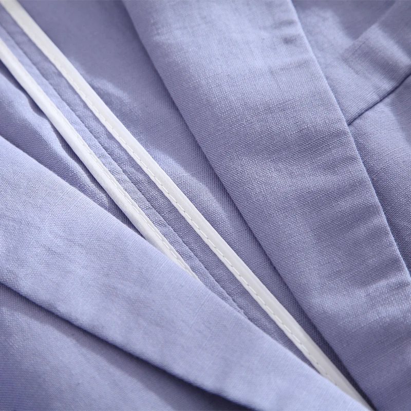 Spring Summer Women Casual 3/4 Sleeve Cotton Linen Suit Jacket Female Feminine Blazer Femme Plus Size 3XL