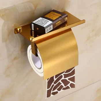 

Stainless Steel Roll Holder Mobile Phone Paper Towel Holder Hotel Bathroom Shelf Bathroom Hardware Toilet Paper Holder