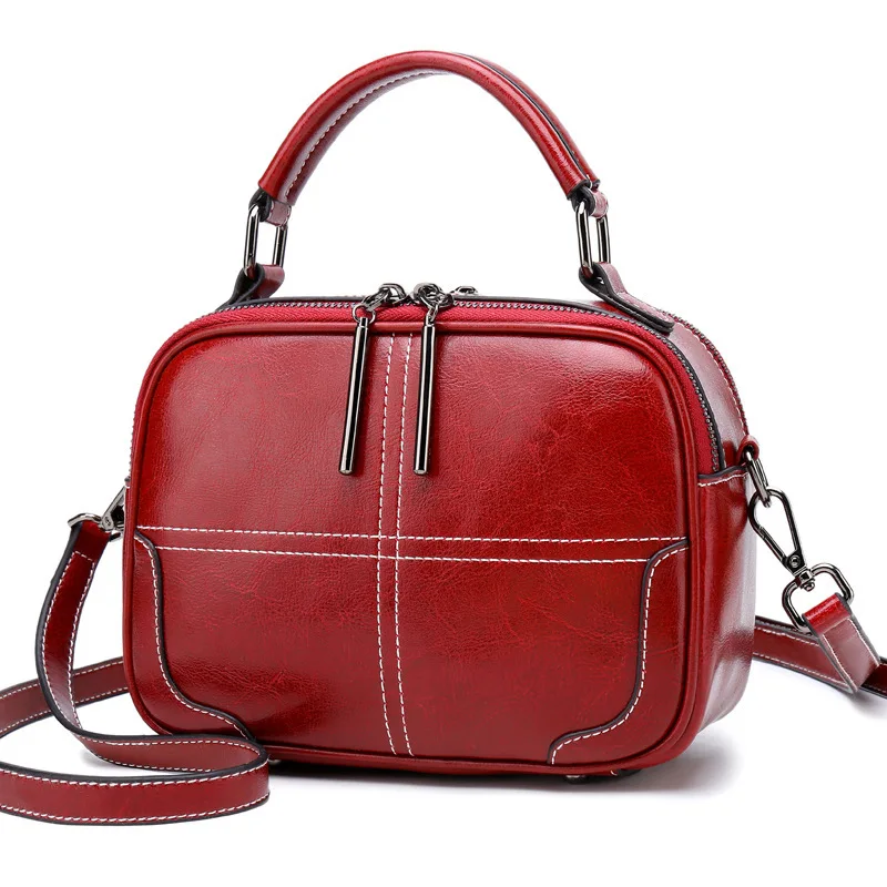 

Luxury Fashionable Handbag Fashion Women Handbags Simple Crossbody Zipper Women Designer Ladies Leather Messenger Shoulder Bag