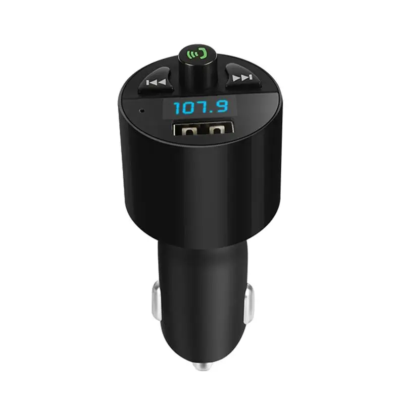 

Wireless Single USB Port Quick Car Charger For Mobile Phone Bluetooth FM Transmitter with MP3 Player Support TF Card Up to 32 GB