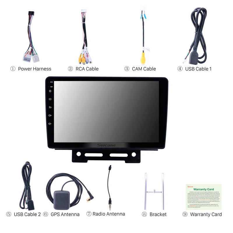 Seicane Android 8 1 gps навигации Bluetooth стерео для Geely Emgrand EC7 2012 2013 2014 3g Wi Fi музыка