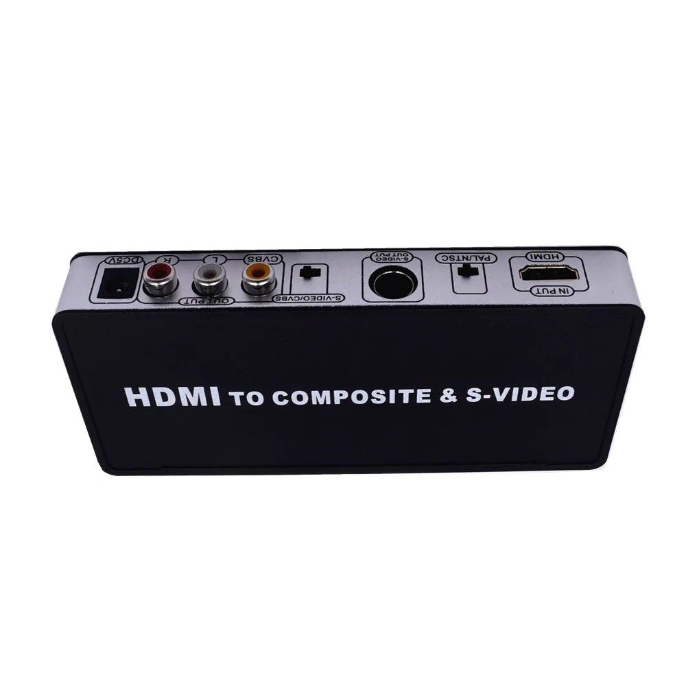 HDMI в AV + SVIDEO видео HD конвертер штепсельная вилка ЕС матричный коммутатор |
