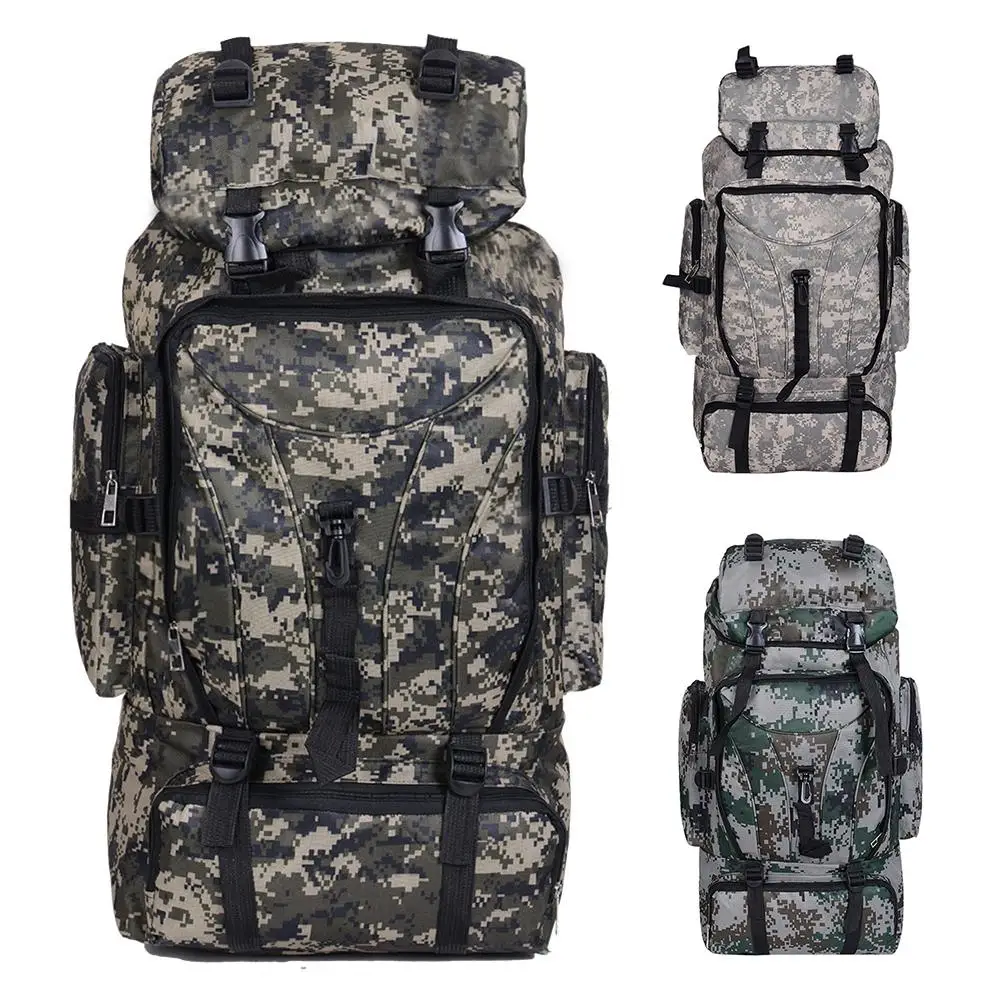 

70l High Capacity Camouflage Tactical Backpack Multifunction Outdoor Hiking Backpack Leisure Backpack Hiking Mountaineering
