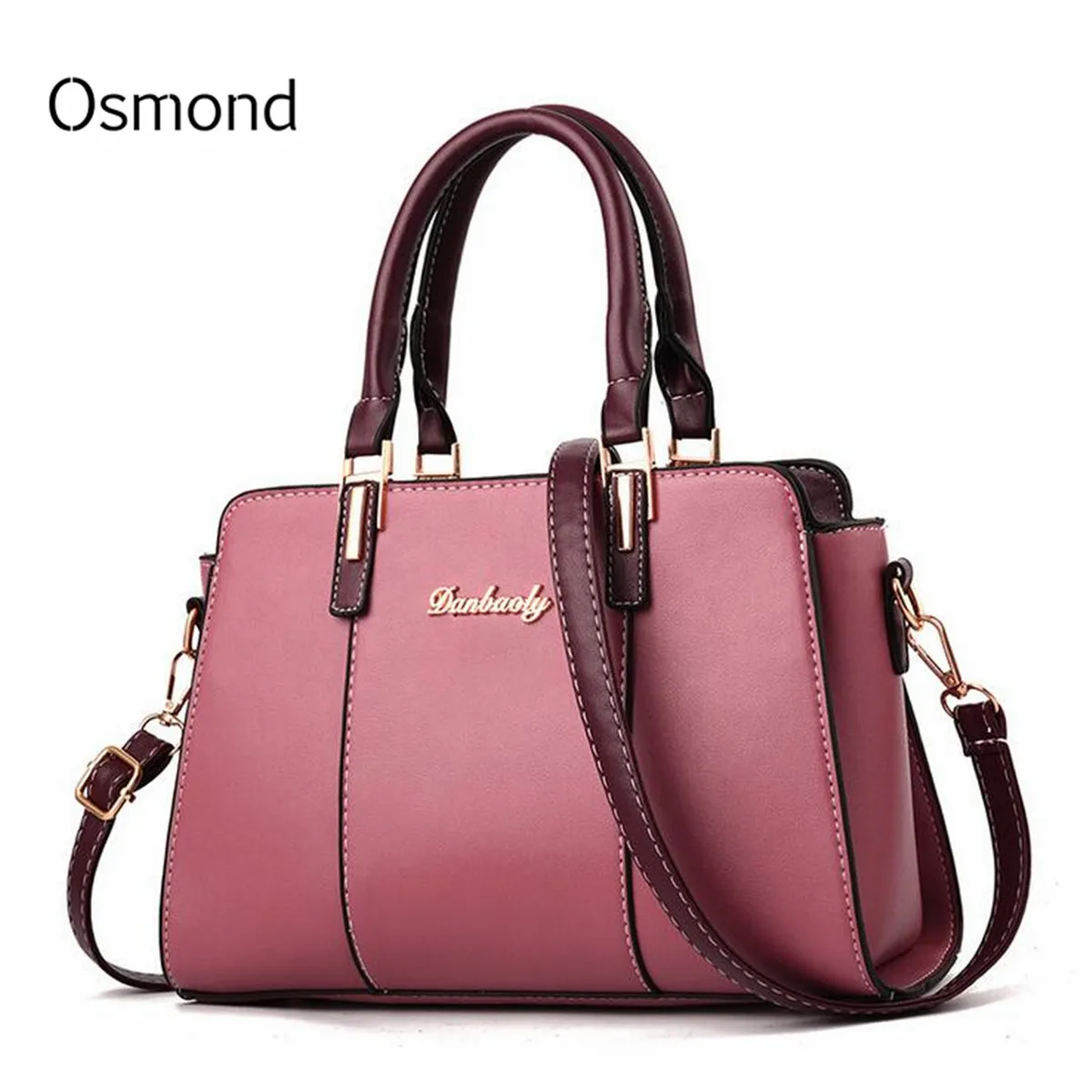 

Brand Designer Solid Women PU Leather Handbag Black Female Shoulder Bag Messenger Satchel Crossbody Tote Bags Purse Sac a Main
