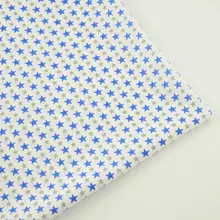 Хлопковая ткань, домашняя Ткань для шитья, бежевая, с принтом, синяя и серая, Звездные дизайны, Тряпичные куклы Tecido Tela, простые изделия, пэчворк