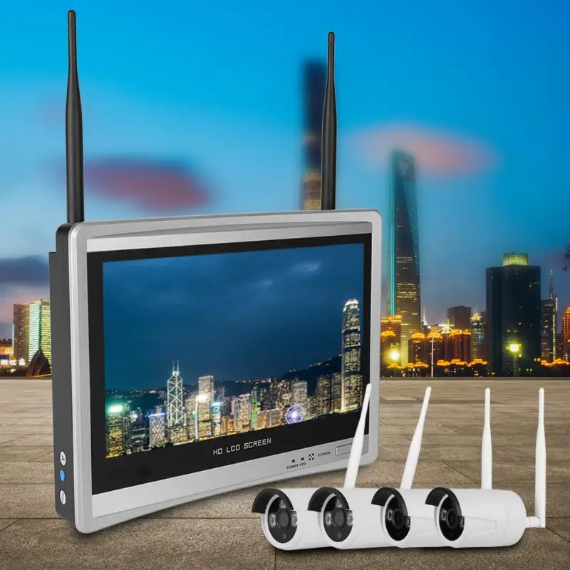 4 полосная Wi Fi HD камера ночного видения с экраном видео умный датчик для домашней