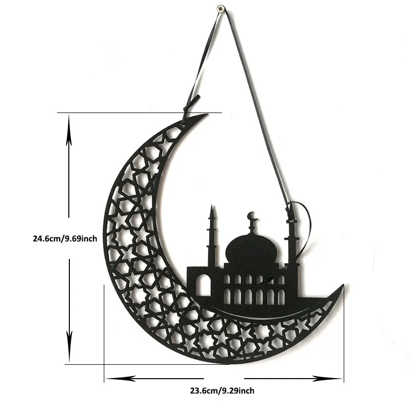 1 Набор DIY Eid кулон Рамадан нетканый материал для дома двери фестиваль украшения