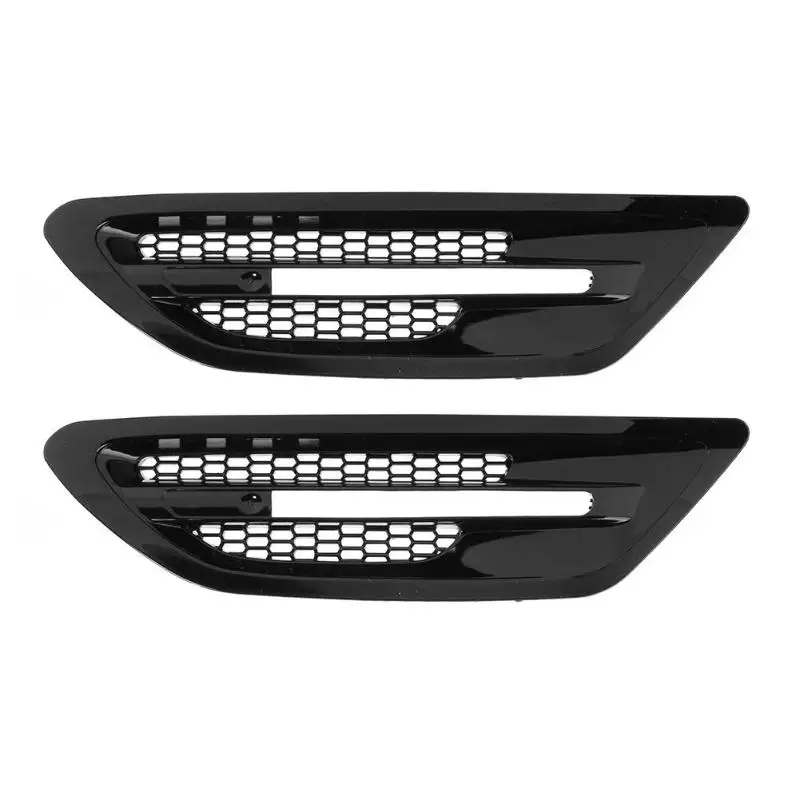 Best 1 Pair Fender Light Side Grills Covers Gloss Black for F10 M5 12 16 Only