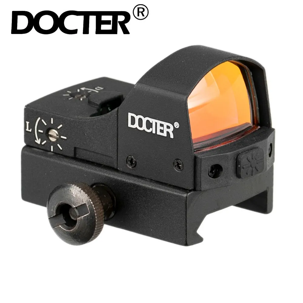 

Tactical Red Dot Sight Scope Mini Compact Holographic Adjustable Brightness Micro Reflex Light Rifle Pistol Hunting