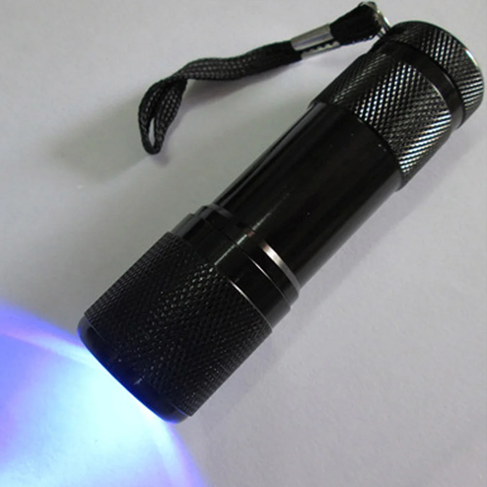 

3AAA battery UV Lamp 9 LED UV Flashlight Ultra Violet Light Ultraviolet Flashlight Ultra Violet Invisible Ink Marker Torch Light
