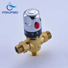 Хромированные Термостатические картриджи, клапан смеситель для душа с картриджем