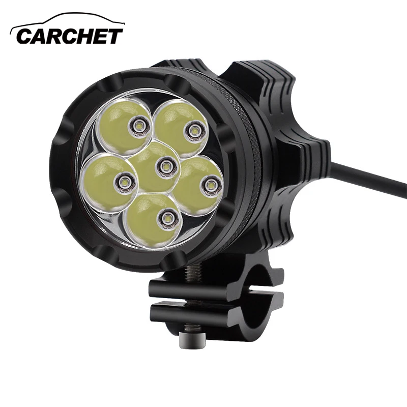 CARCHET мотоциклетные фары внешние Супер Яркие мигающие водонепроницаемые