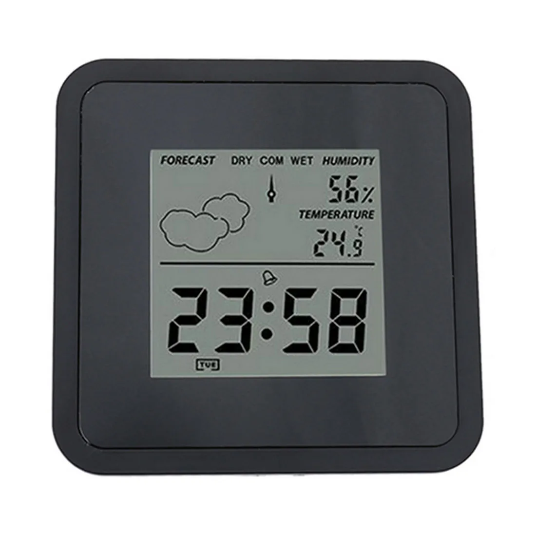 

Wireless Sensors Digital Thermometer Hygrometer LCD Display Temperature & Humidity 0C-60C/20%-99% Weather Station TS-S66