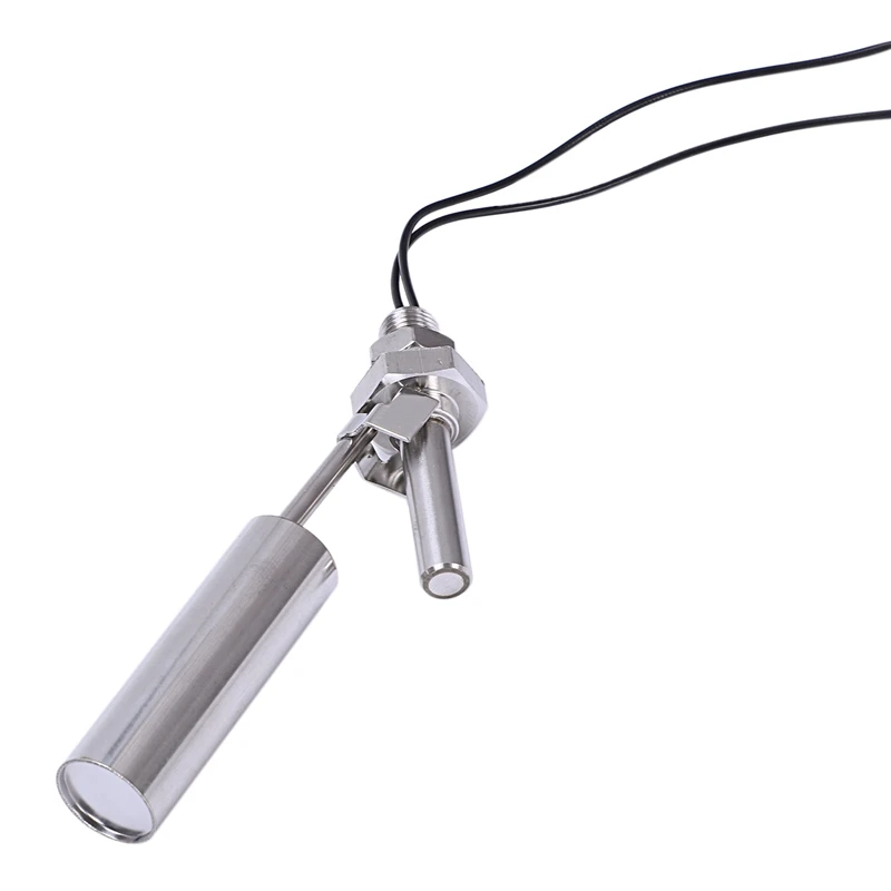 2Pcs High Temperature Resistant Acid And Alkali Floating Ball Switch Stainless Steel Float Level Liquid Level Floating Sensor