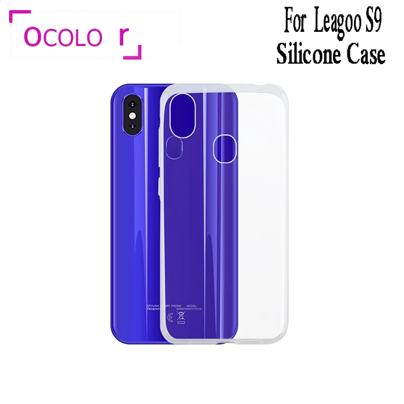 Ocolor для Leagoo S9 прозрачный силиконовый чехол из ТПУ защитный смартфона мобильный