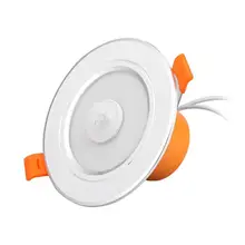 Светодиодный потолочный светильник датчик движения человека светодиодный потолочный свет ресторан Ванная комната балкон AC85-265V прожектор новые творческие лампы