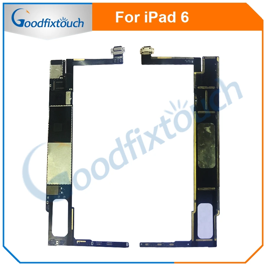

Motherboard For iPad 6 Air 2 Unlocked Mainboard Free iCloud Logic board Original With Touch ID 3G WIFI 16GB 32GB 64GB 128GB