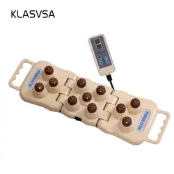 KLASVSA Электрический Складная натурального турмалиновый согревающий Массажный коврик сзади на шее подушку дальнего инфракрасная терапия