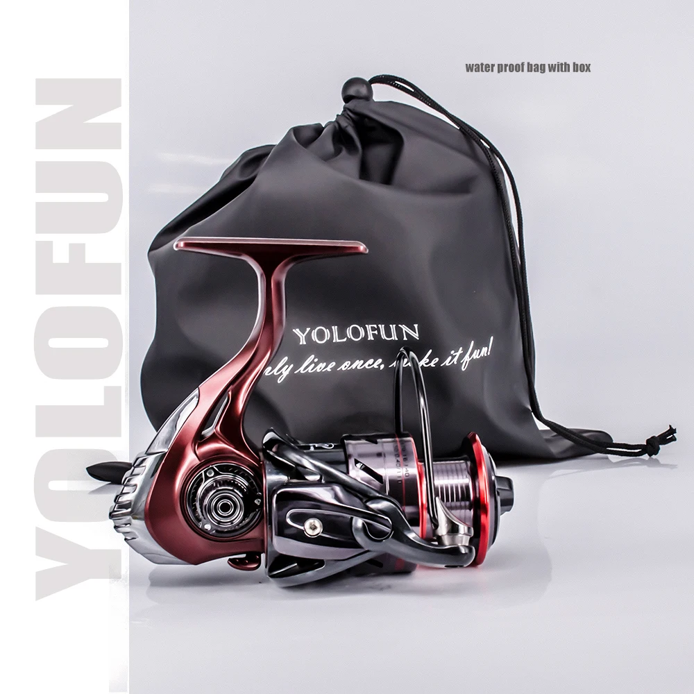 HOT High Quality 13+1bb Metal Spool Spinning Reel 5.5:1Bait Folding Rocker Spinning Wheel Fishing Reel Carpa Molinete De Pesca
