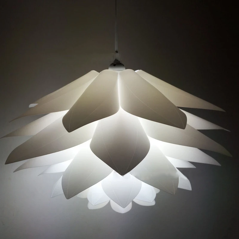 Творческий DIY Лотос люстра PP кулон Droplight тенты потолок украшения комнаты