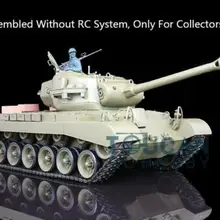 Henglong 1/16 пластик США M26 Pershing Tank 3838 статическая модель без радиоуправляемой системы