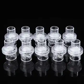 

10Pcs One-way CPR Mask Training Valves With One-way Valve For CPR Resuscitator Practice Emergecy Rescue Tool Mouthpieces Part
