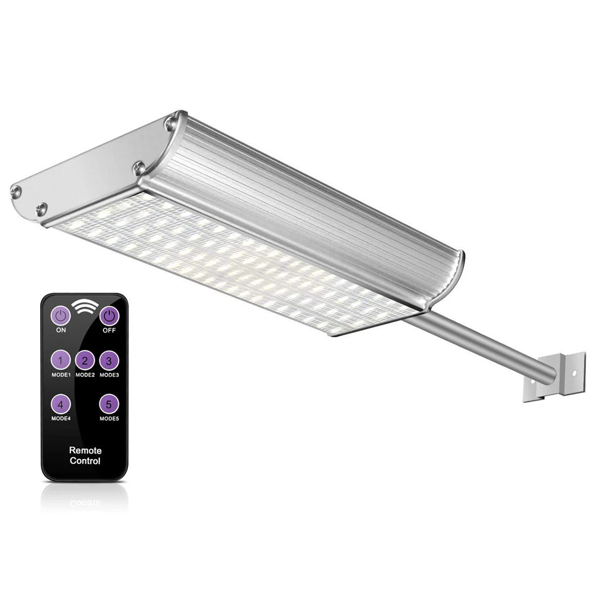 

Solar Lights Outdoor With Remote Control 70 Led Wireless Motion Sensor With 5 Optional Modes Wall Sconces Ip65 Waterproof Secu