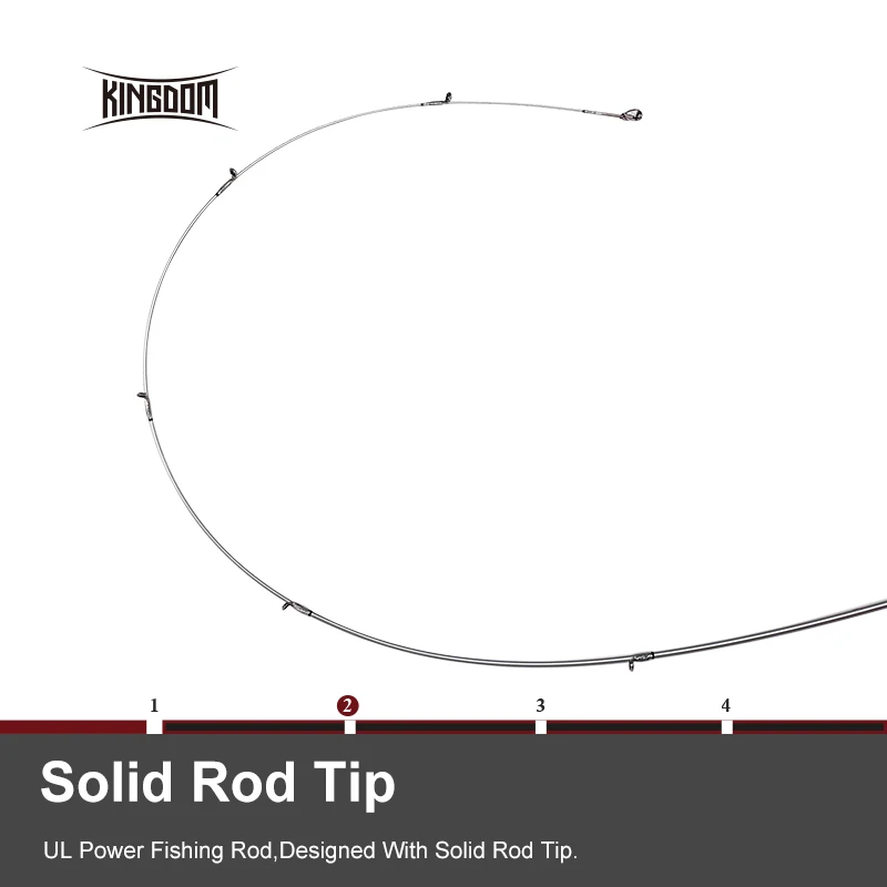 Kingdom спиннинговая удочка, углеродистая, с хорошим наконечником, с чувствительным действием, для литья, удочки для удочки, UL ML M, экшн, удочка для путешествий